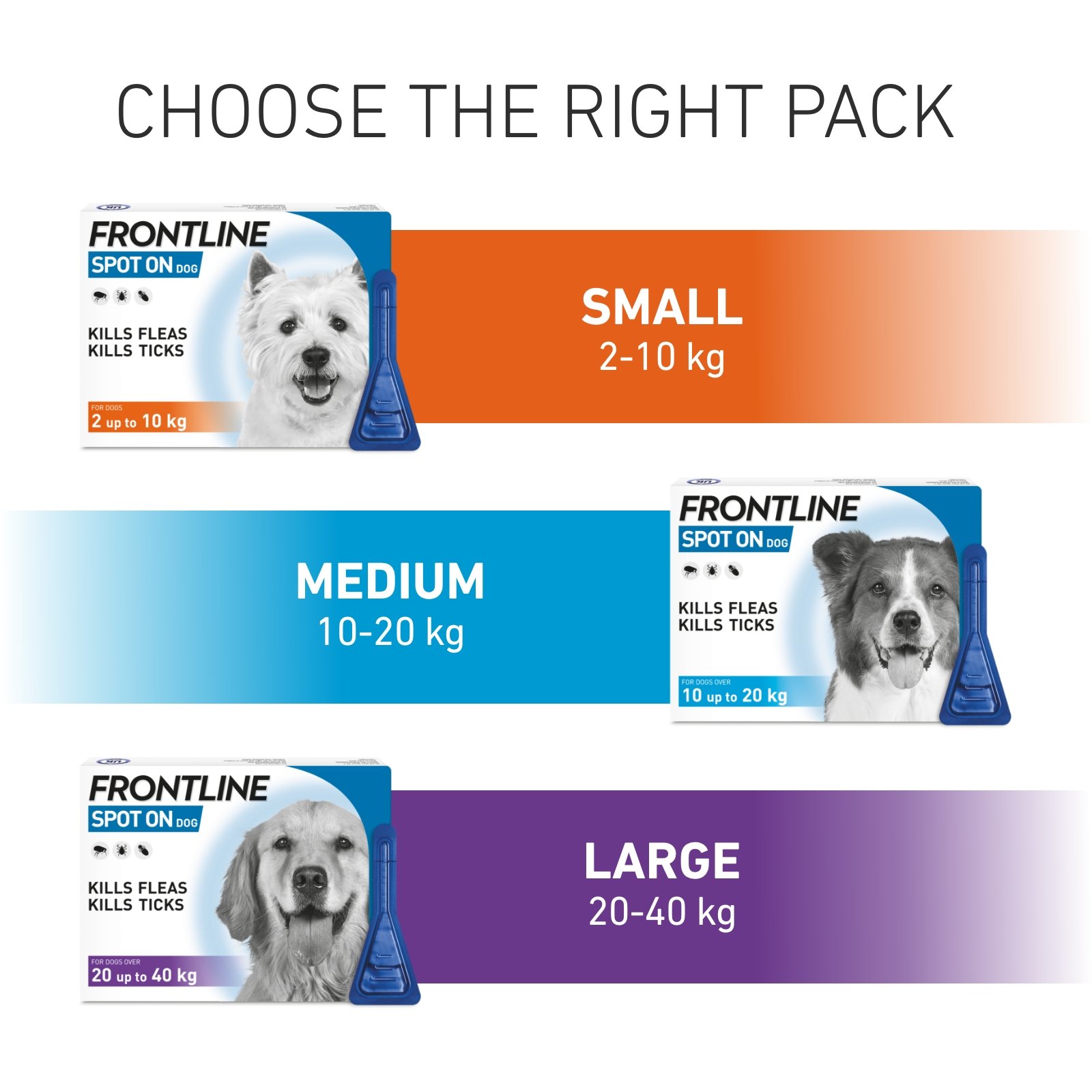 FRONTLINE Spot On Flea & Tick Treatment for Large Dogs 20.01–40kg – 6 Pack - Image 6