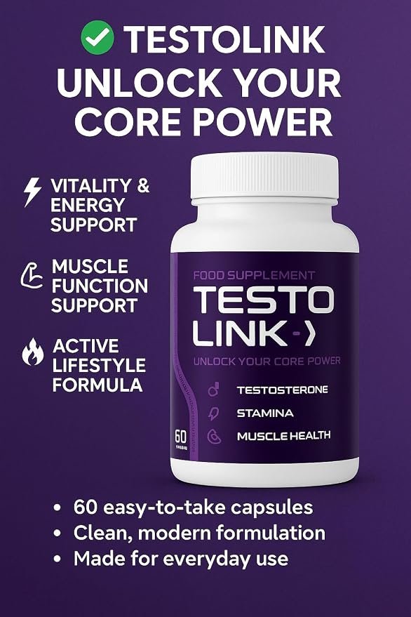 Testo Link Capsules – Male Supplement, 60 Capsules - Image 5
