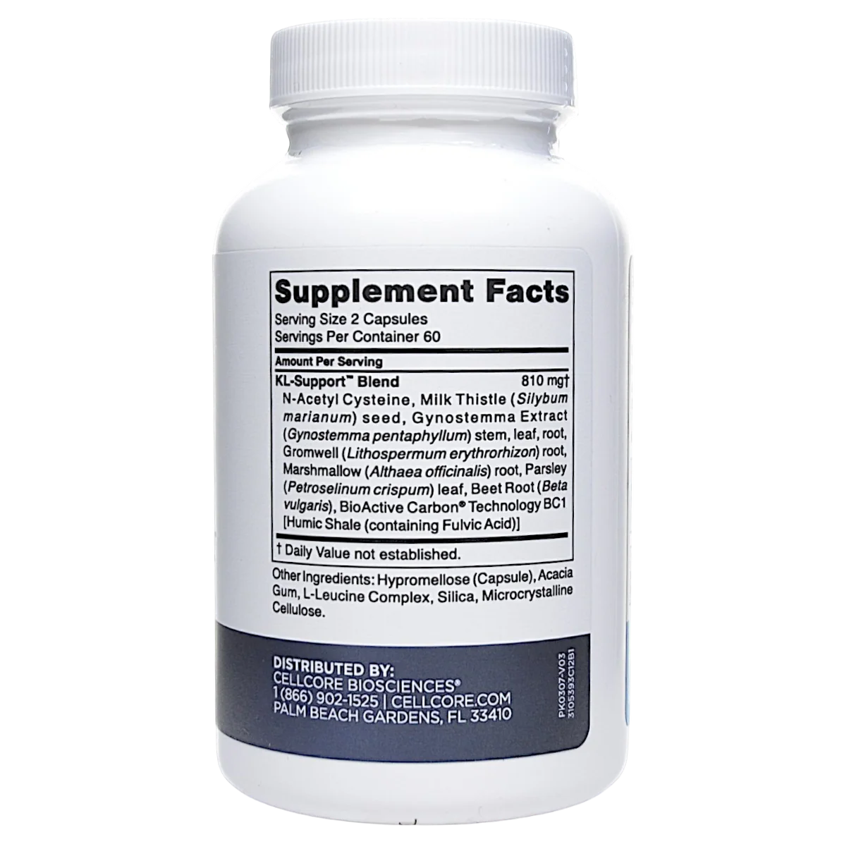 CellCore KL Support – 120 Capsules - Image 3