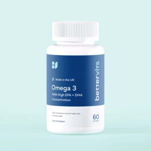 Bettervits Omega 3 Fish Oil High Strength – 33% EPA & 22% DHA Capsules