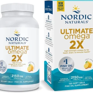 Nordic Naturals Ultimate Omega 2X 2150mg – 120 Lemon Soft Gels