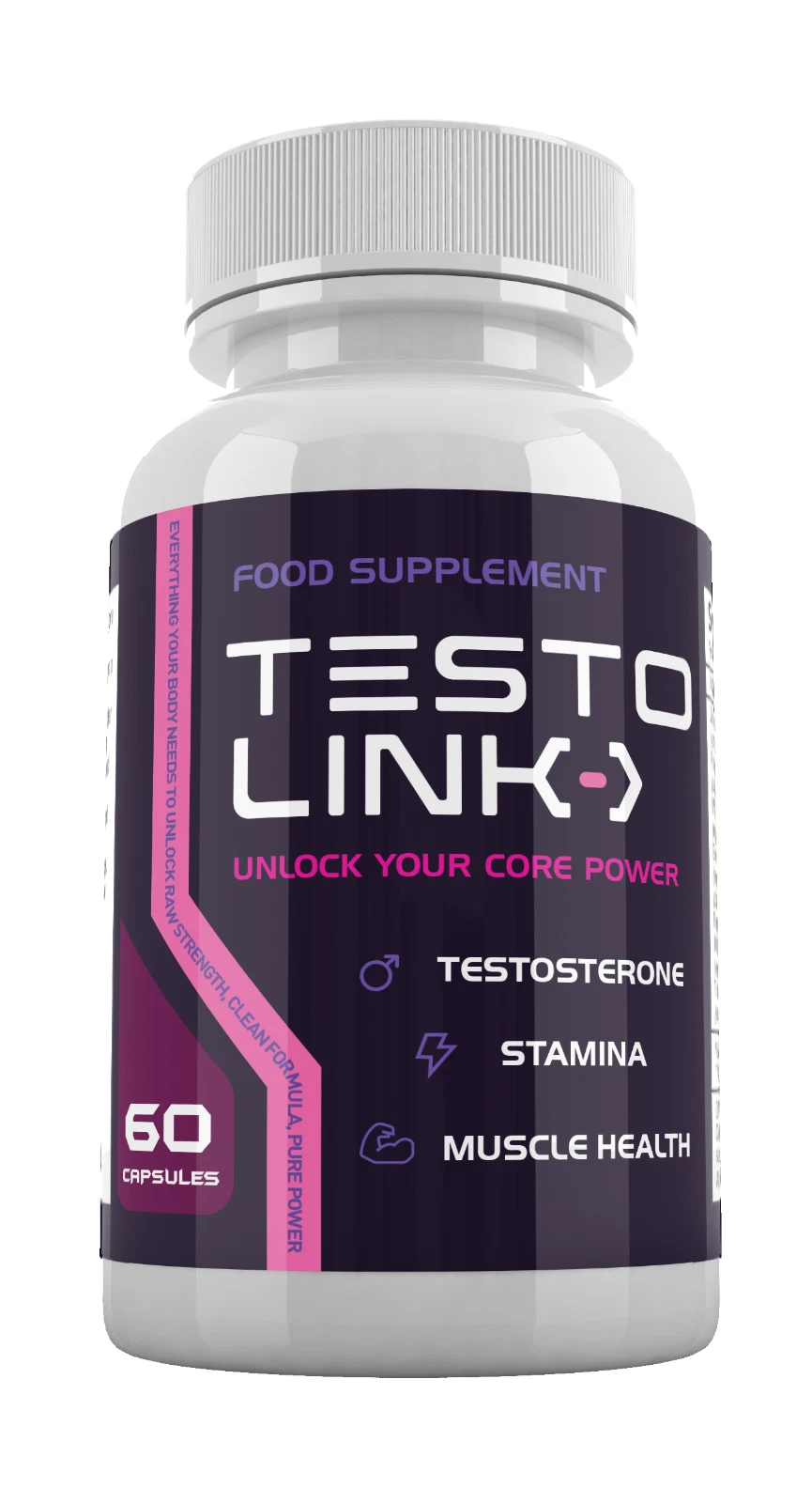 Testo Link Capsules – Male Supplement, 60 Capsules