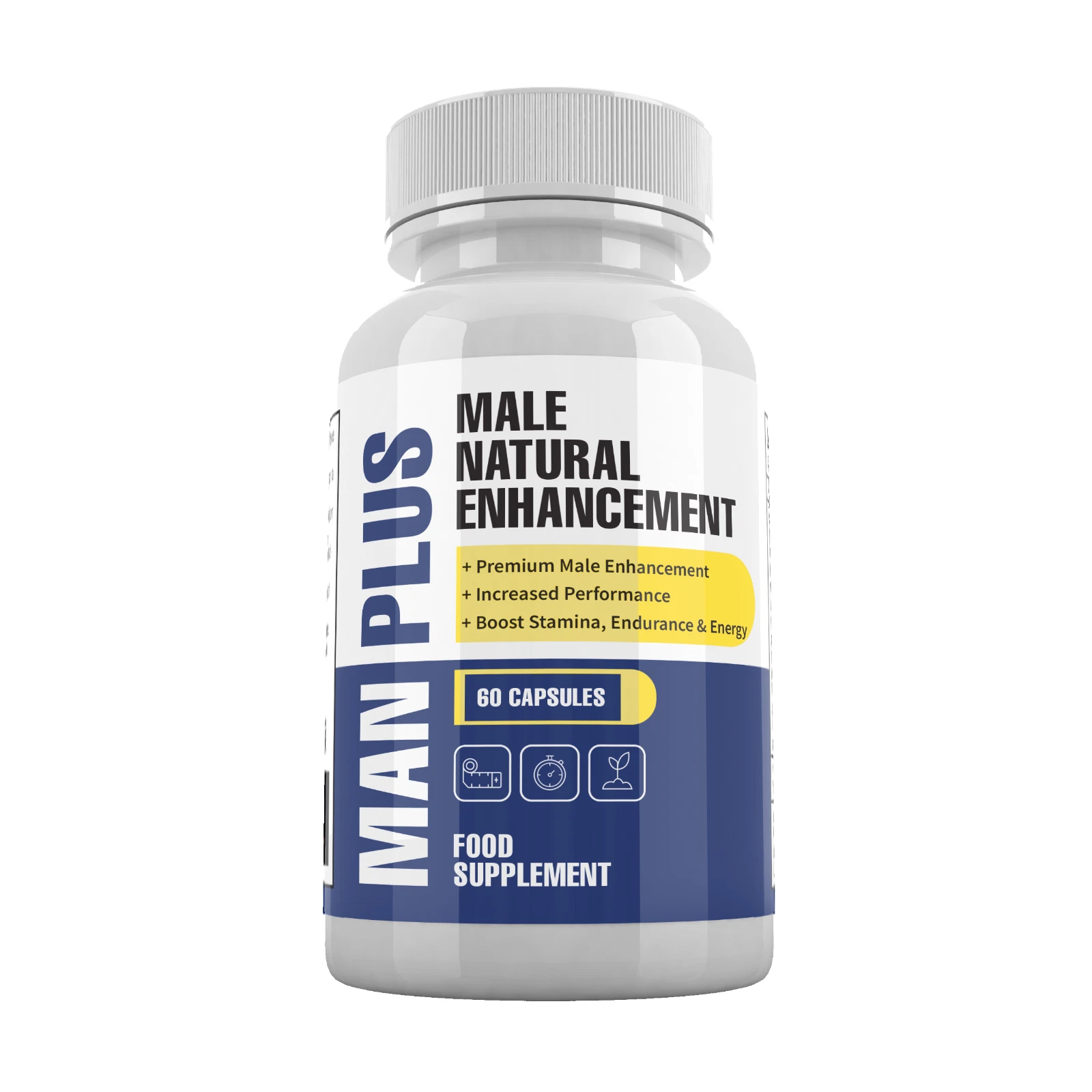 Man Plus Male Enhancement 60 Capsules Food Supplement
