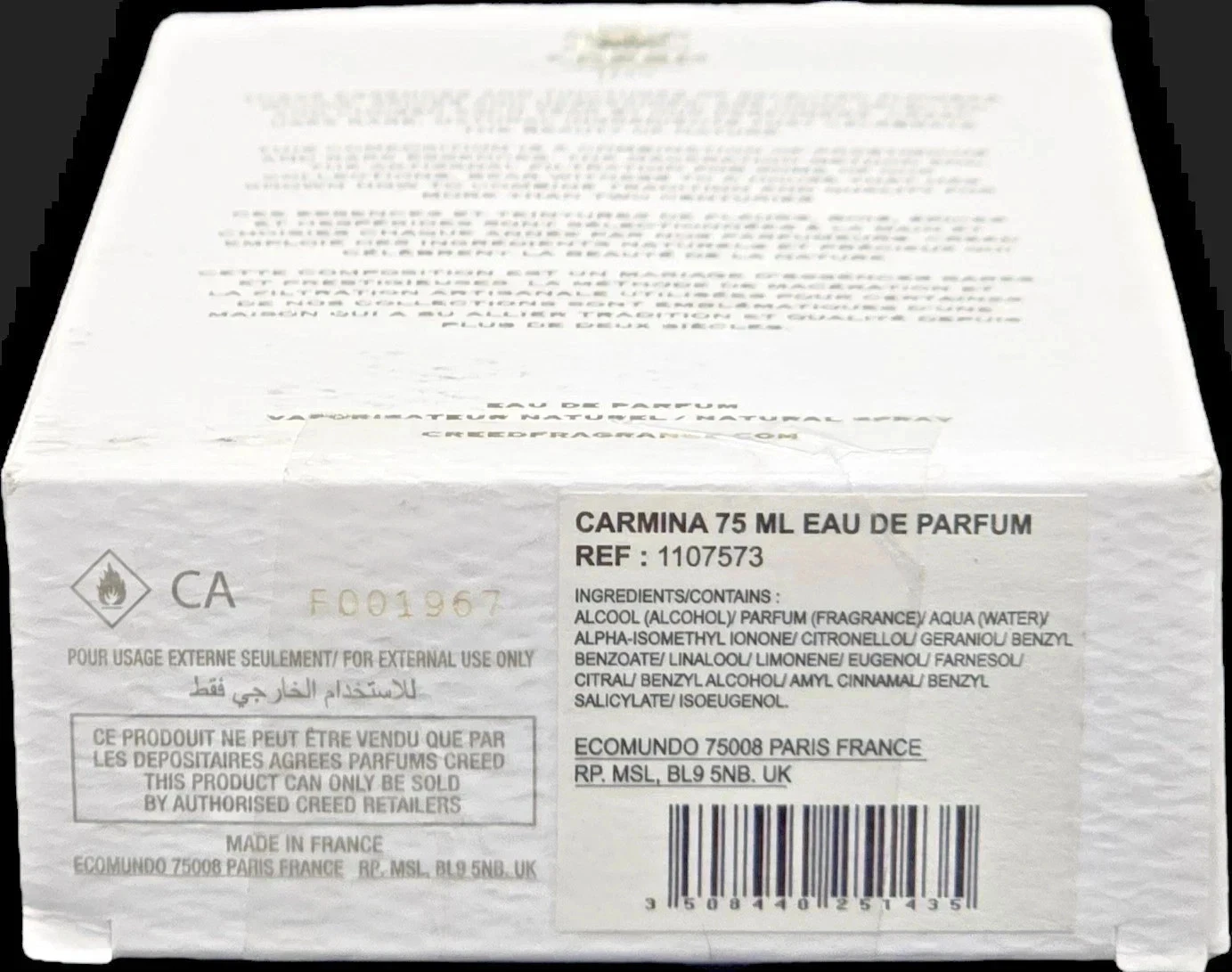 Creed Carmina Eau de Parfum for Women 75ml / 2.5 fl oz - Image 7