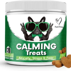 NutriPaw Calming Treats for Dogs – Stress, Fear, Separation Anxiety & Barking Support