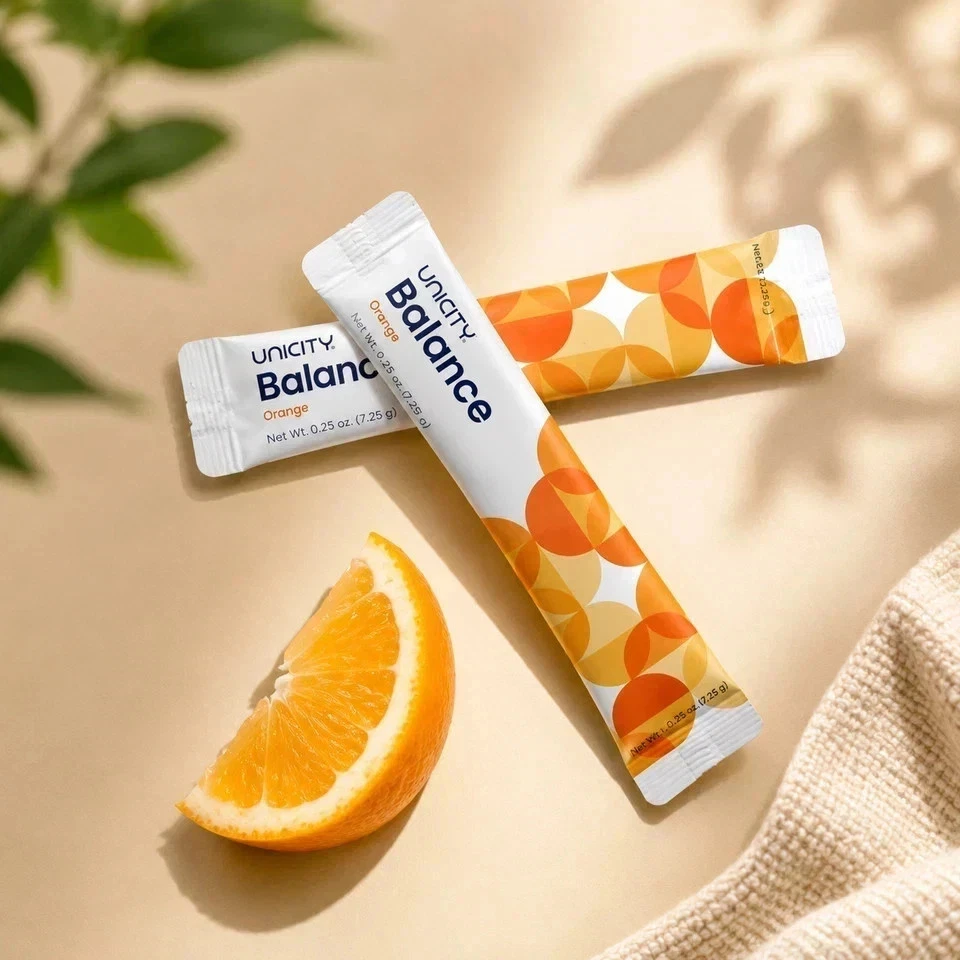 UNICITY Balance Cholesterol Support Drink Mix – Orange Flavor, 30 Stick Packs - Image 3