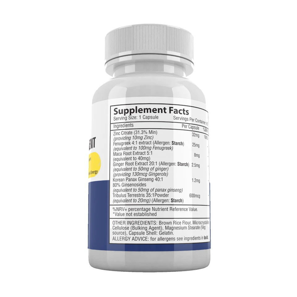 Man Plus Male Enhancement 60 Capsules Food Supplement - Image 3