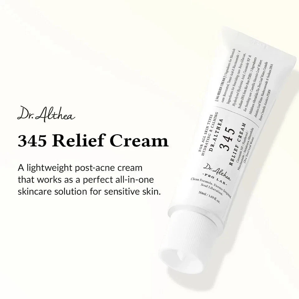 Dr.Althea 345 Relief Cream Daily Face Moisturizer 50ml - Image 3