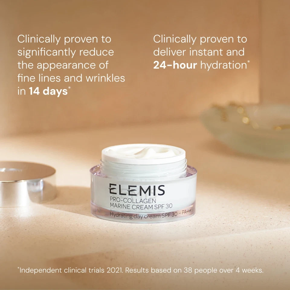 ELEMIS Pro-Collagen Marine Cream SPF 30 50ml - Image 6