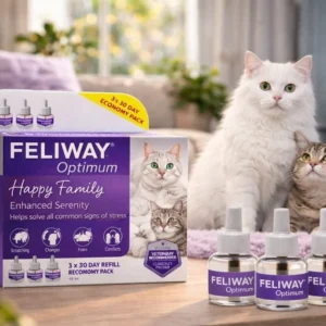 Feliway Optimum 30 Day Refill 3-Pack – 48ml Cat Calming Diffuser Refills