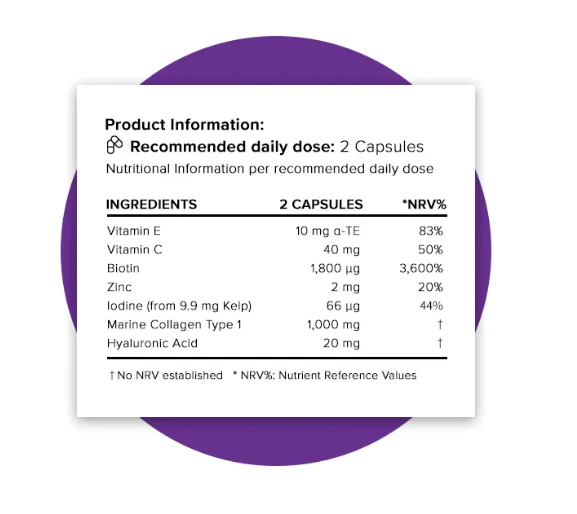 HEY NUTRITION Collagen Complex – Hyaluronic Acid & Sea Kelp - Image 4