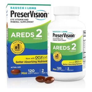 PreserVision AREDS 2 Eye Vitamins Bausch + Lomb 120 Softgels
