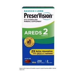 PreserVision AREDS 2 Eye Vitamins Bausch + Lomb 210 Softgels