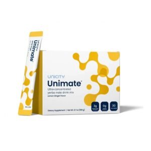 Unicity Unimate Lemon Ginger 30-Pack New Sealed Free Shipping