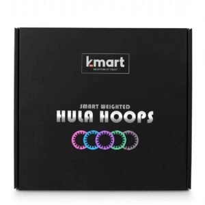 Kmart Smart Weighted Hula Hoop Fitness Weight Loss Black