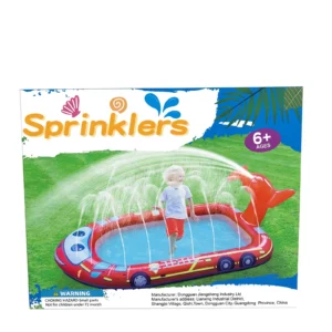 Kids Submarine Splash Pad Inflatable Sprinkler Pool Outdoor Fun