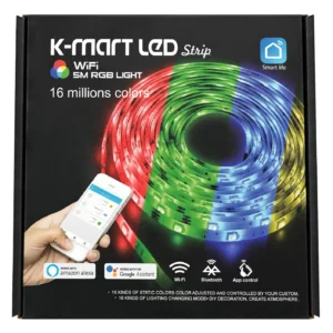 K-MART 5M WiFi RGB LED Strip Supports Alexa Google